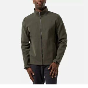 NEW 32 Degrees Men's L Full Zip  Soft Shell Jacket Green